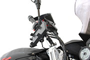 Supporto per smartphone con porta di ricarica wireless per motociclette BMW