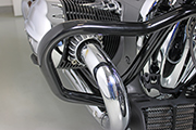 Paracilindro in acciaio nero per BMW R18 First Edition, Classic, Bagger, Transcontinental & Roctane